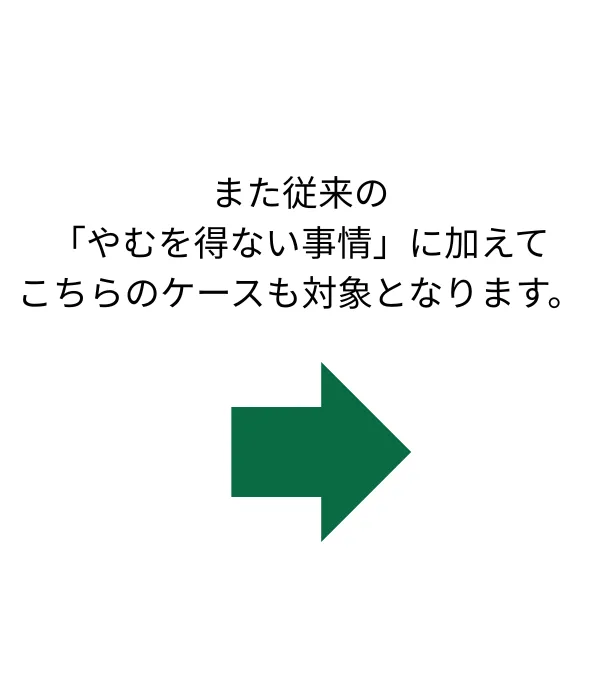 対象となるケース