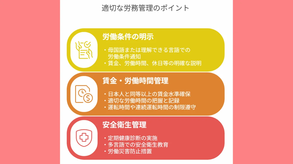 適切な労務管理のポイント