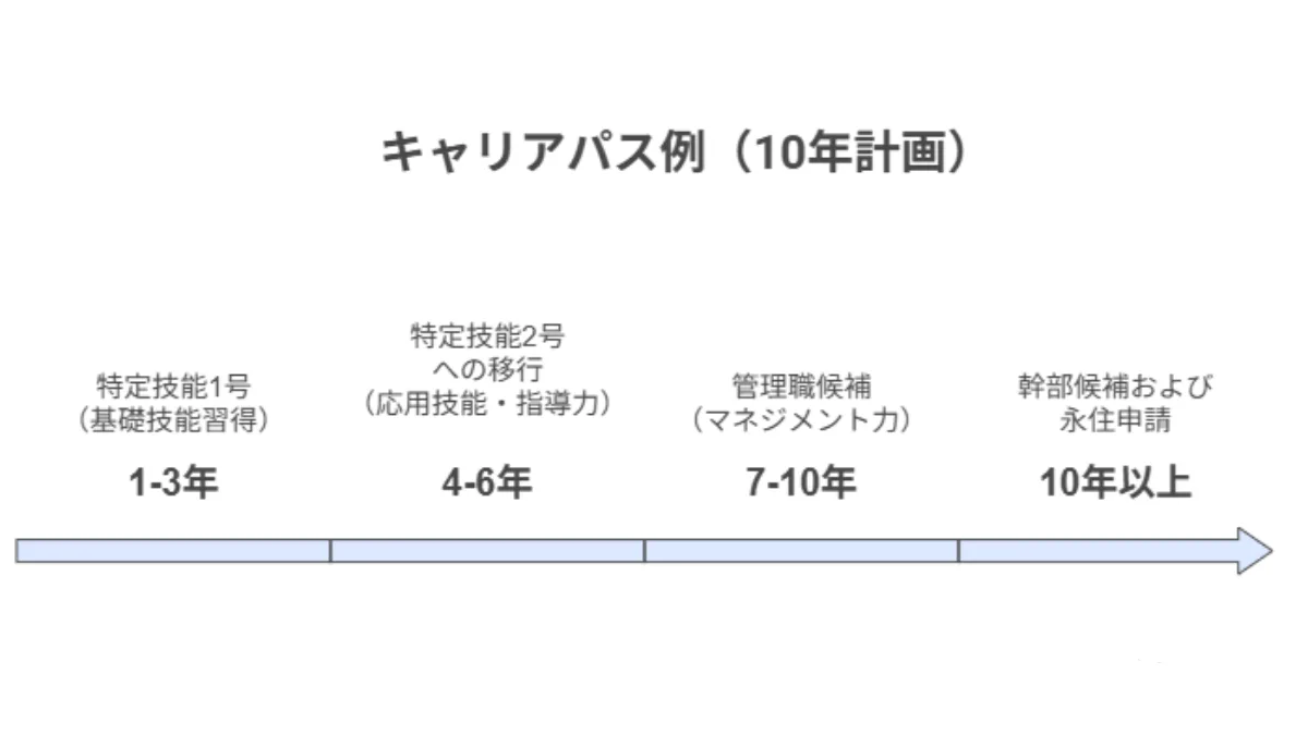 キャリアパス（10年計画）