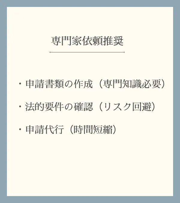 専門家依頼推奨