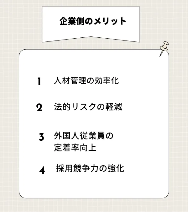 企業側のメリット