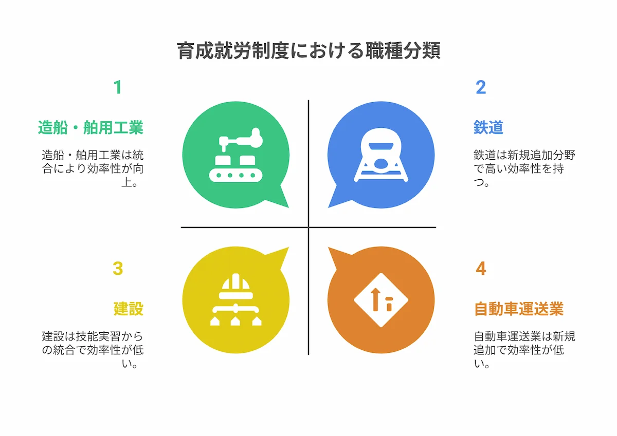 建設・インフラ分野の職種対応